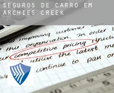 Seguros de carro em  Archies Creek